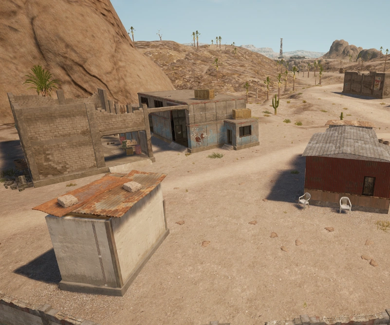 Guess the location on the PUBG Miramar map