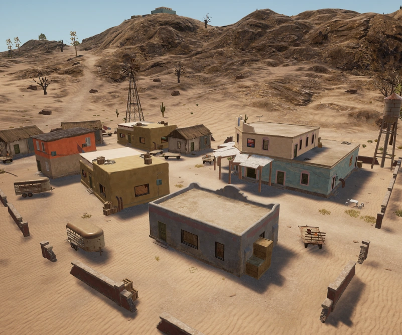 Guess the location on the PUBG Miramar map