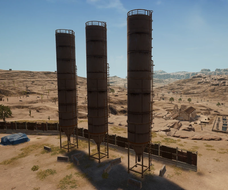 Guess the location on the PUBG Miramar map