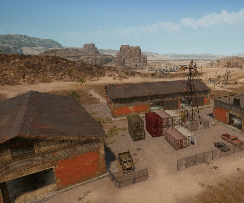 Guess the location on the PUBG Miramar map