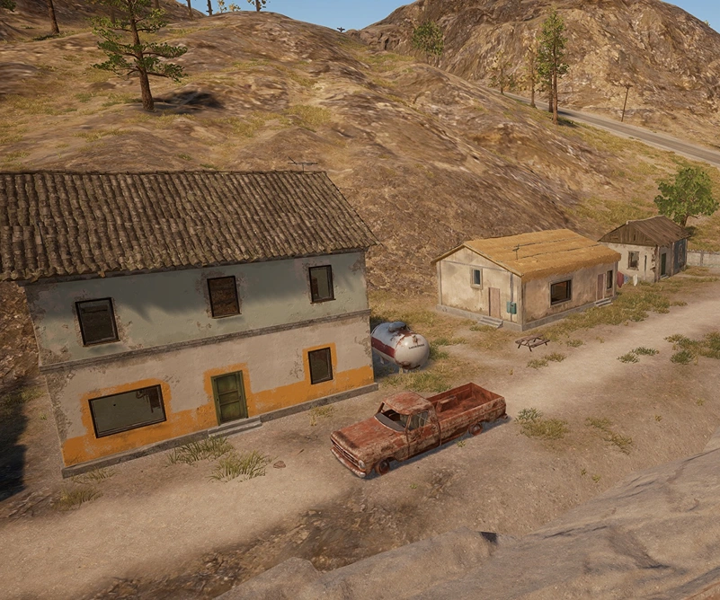 Guess the location on the PUBG Miramar map