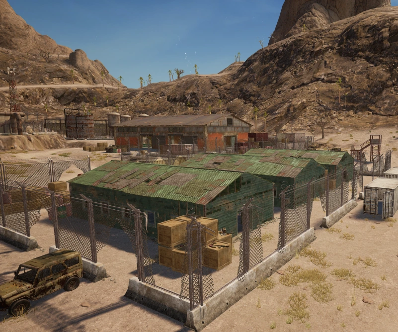 Guess the location on the PUBG Miramar map