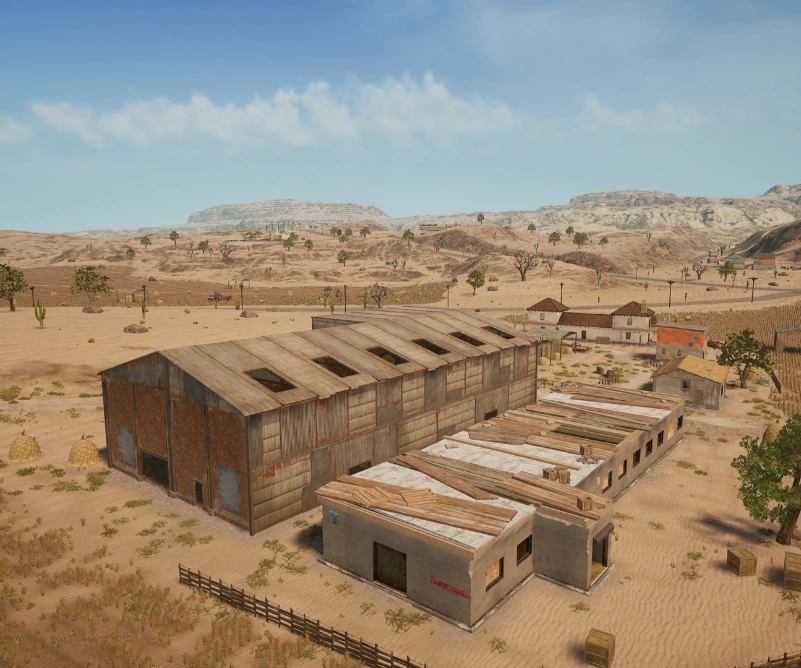 Guess the location on the PUBG Miramar map