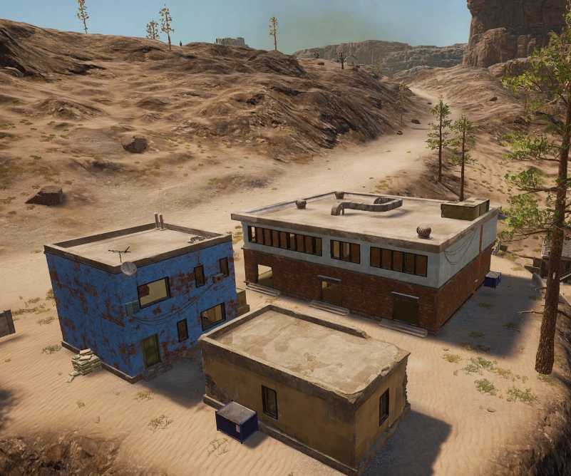 Guess the location on the PUBG Miramar map