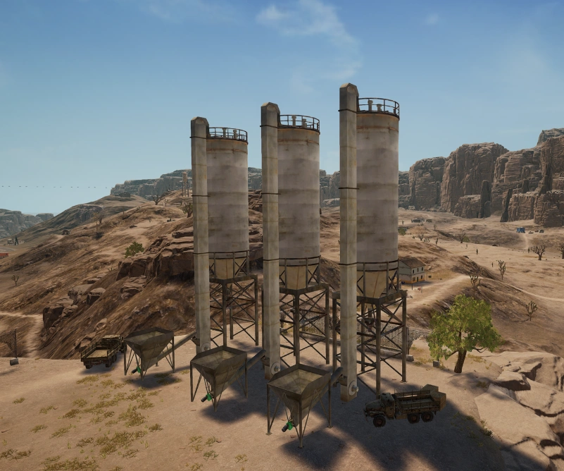 Guess the location on the PUBG Miramar map