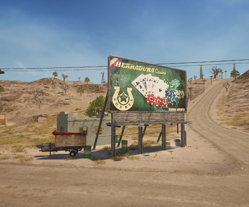 Guess the location on the PUBG Miramar map