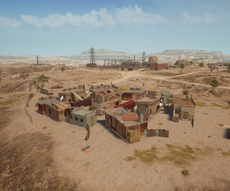 Guess the location on the PUBG Miramar map