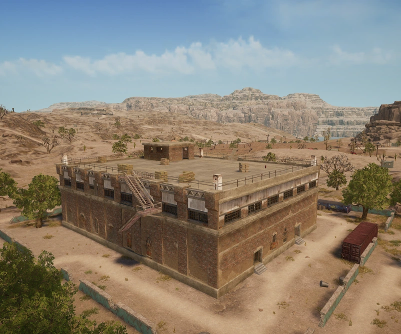 Guess the location on the PUBG Miramar map