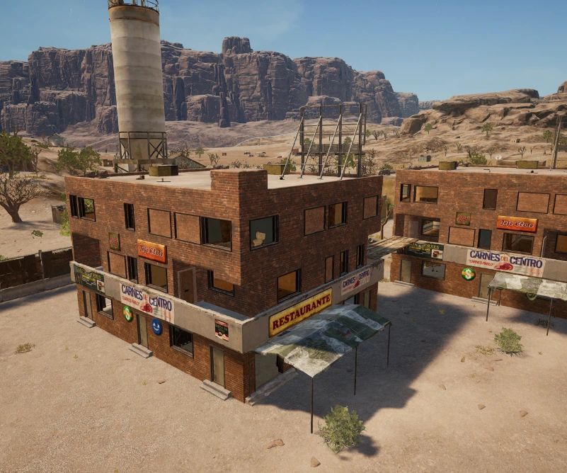 Guess the location on the PUBG Miramar map