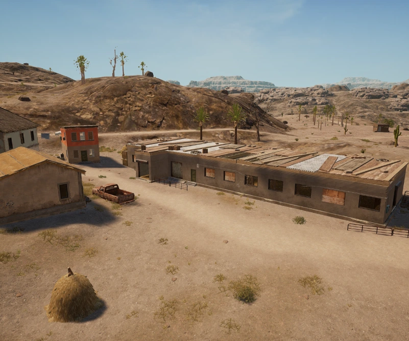Guess the location on the PUBG Miramar map