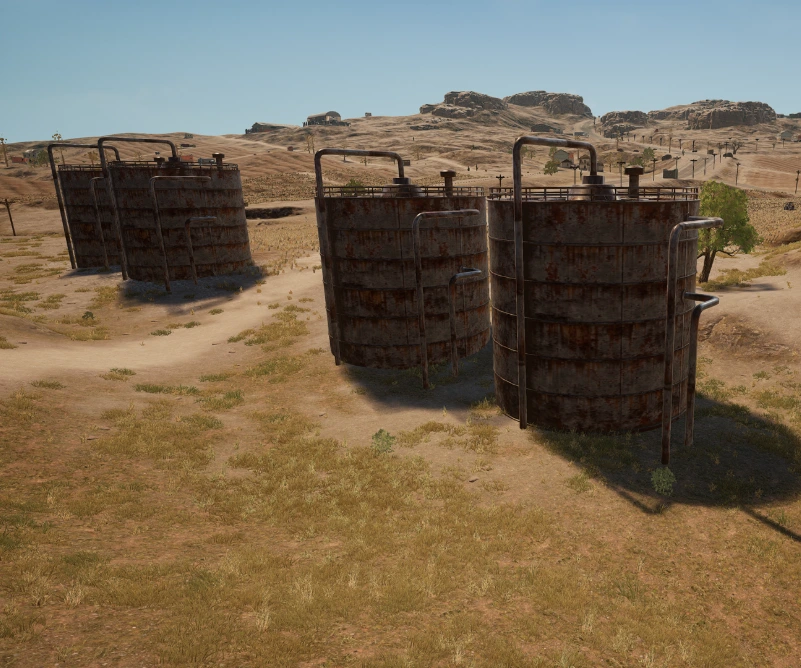 Guess the location on the PUBG Miramar map