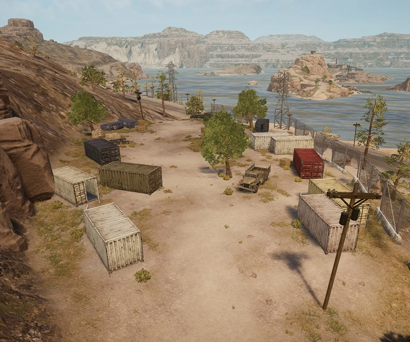 Guess the location on the PUBG Miramar map