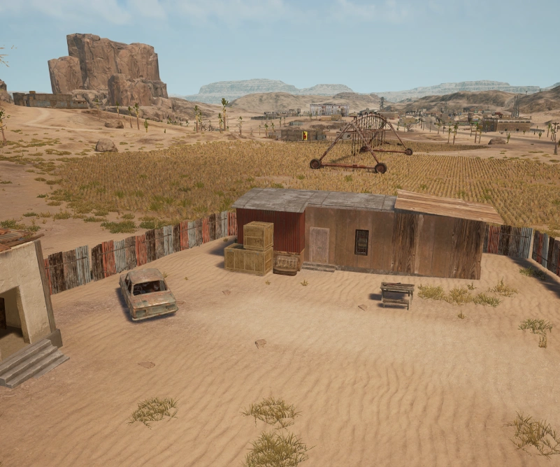 Guess the location on the PUBG Miramar map