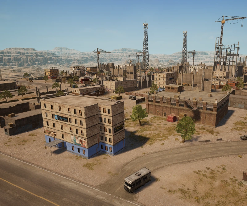 Guess the location on the PUBG Miramar map