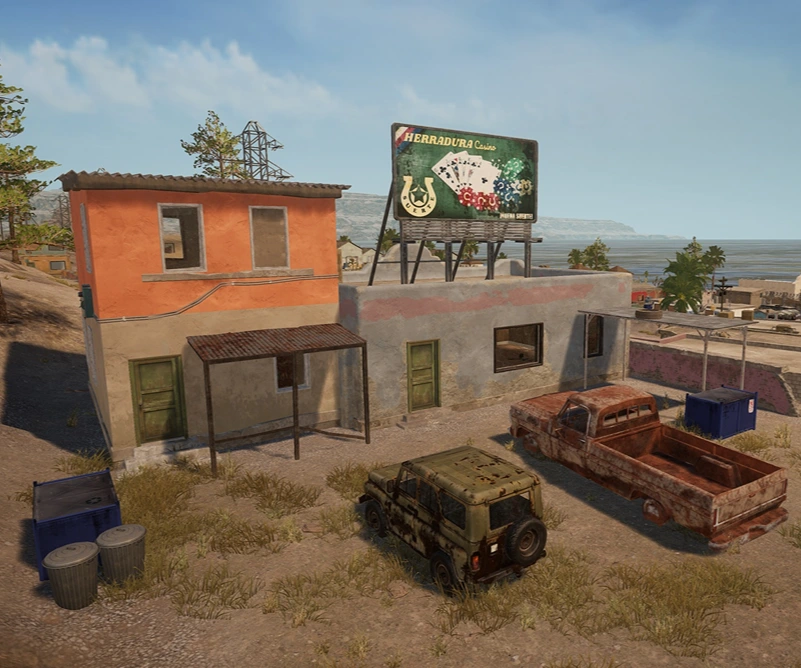 Guess the location on the PUBG Miramar map