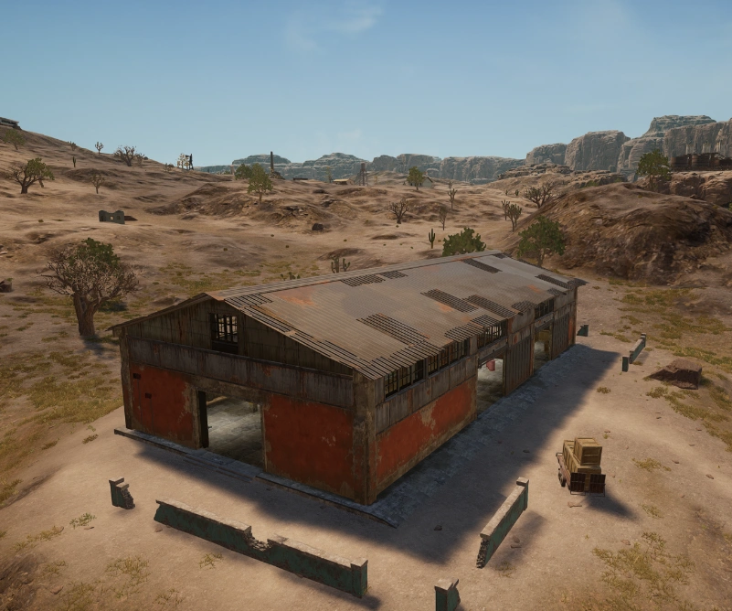 Guess the location on the PUBG Miramar map