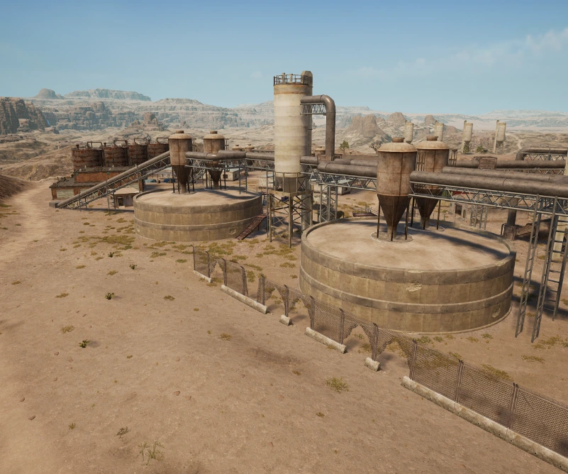 Guess the location on the PUBG Miramar map