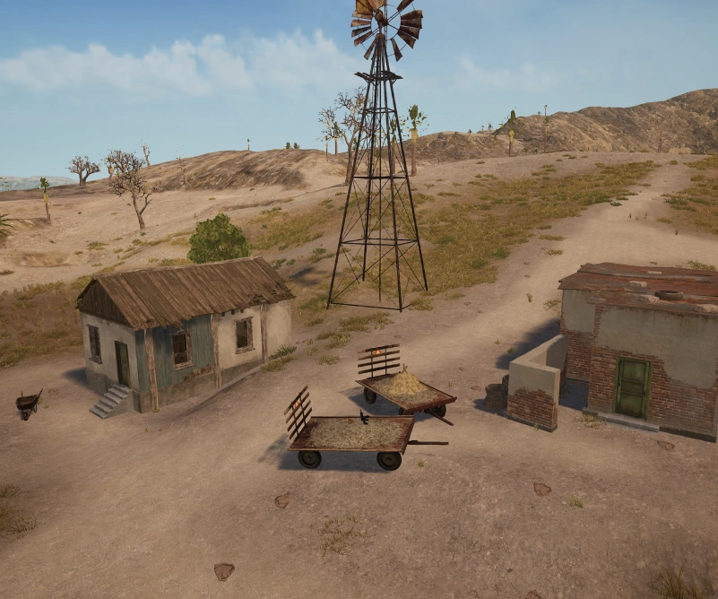 Guess the location on the PUBG Miramar map