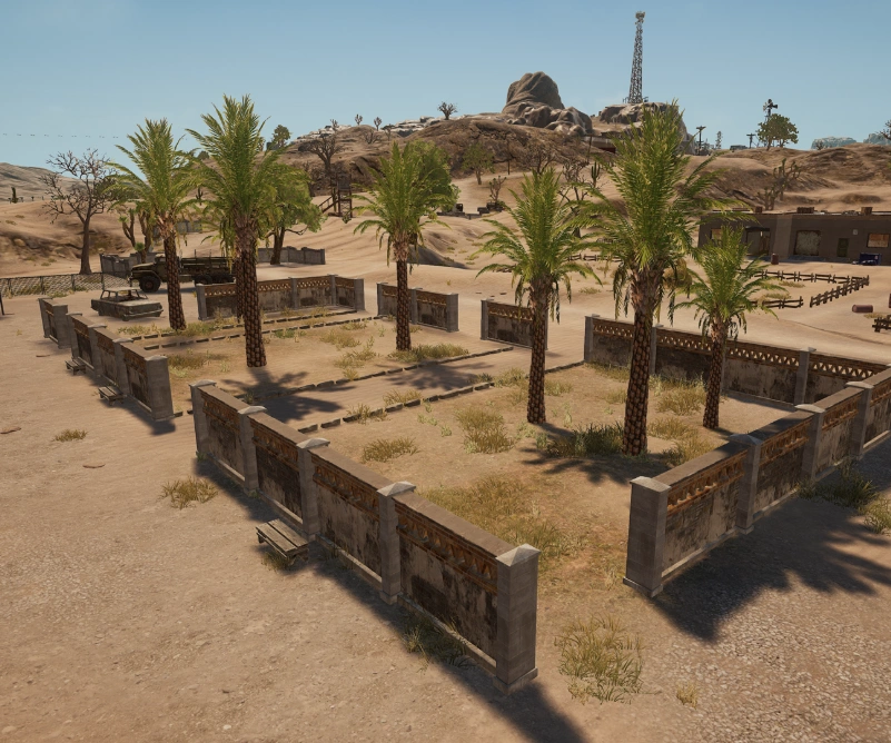 Guess the location on the PUBG Miramar map