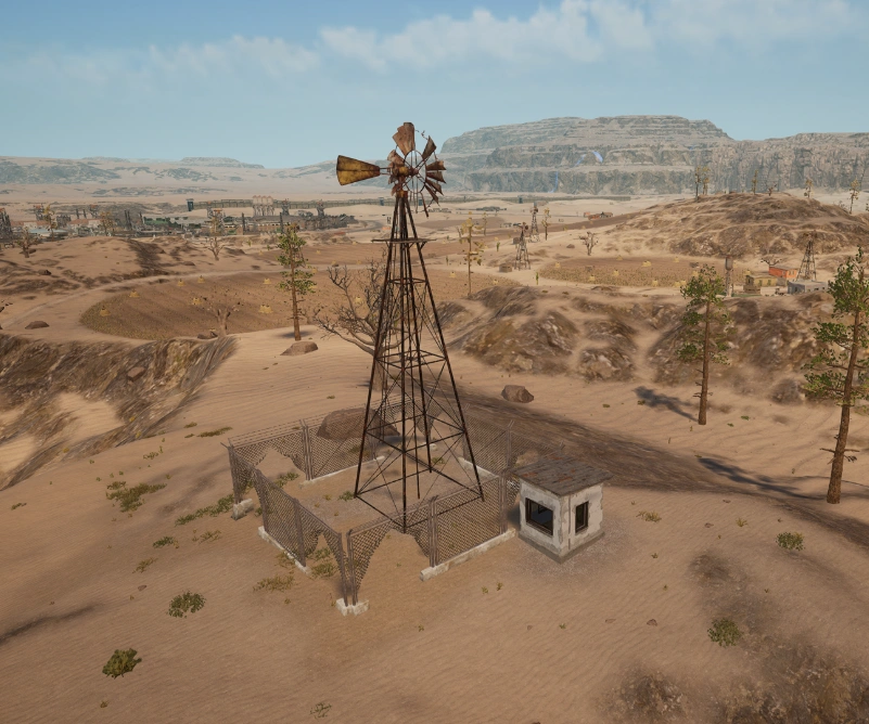 Guess the location on the PUBG Miramar map