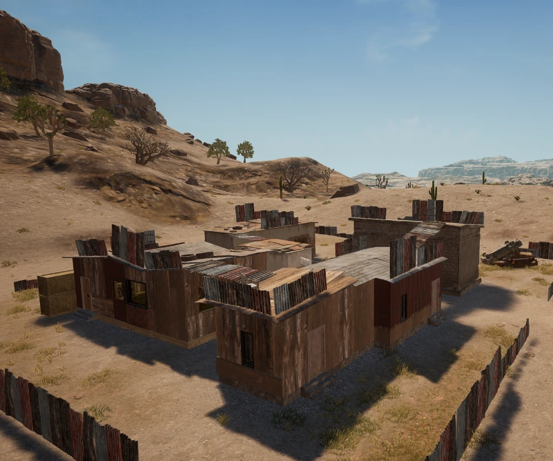 Guess the location on the PUBG Miramar map