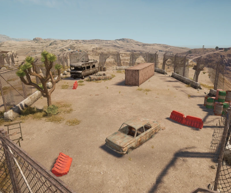 Guess the location on the PUBG Miramar map