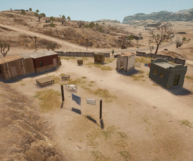 Guess the location on the PUBG Miramar map