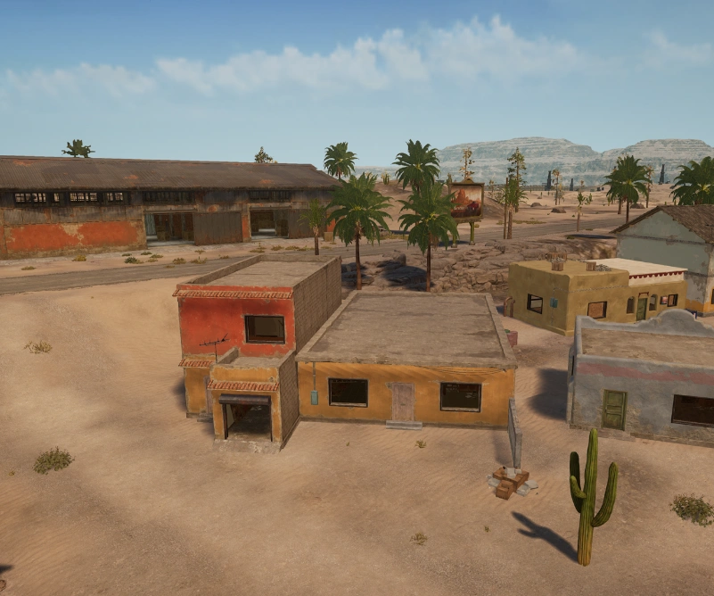 Guess the location on the PUBG Miramar map