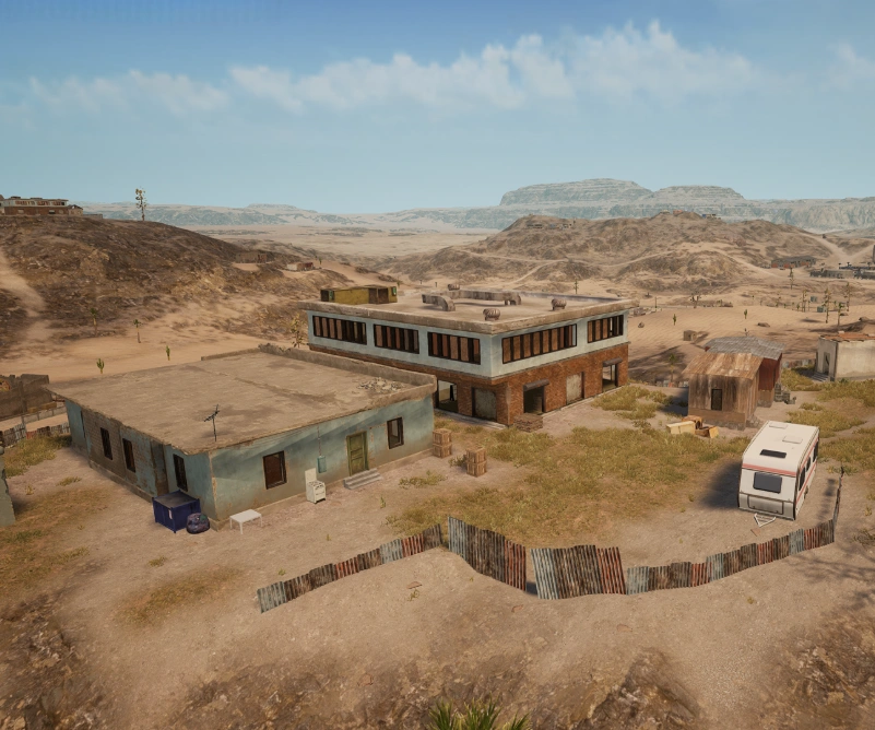Guess the location on the PUBG Miramar map