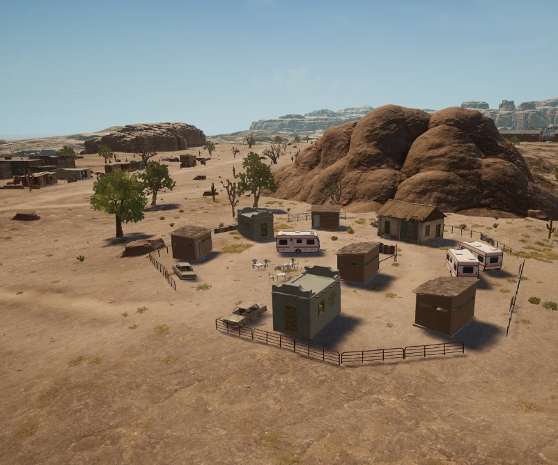 Guess the location on the PUBG Miramar map