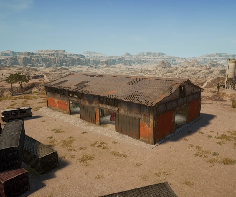 Guess the location on the PUBG Miramar map