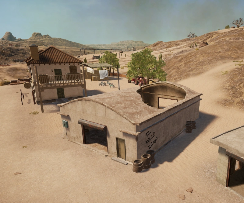 Guess the location on the PUBG Miramar map