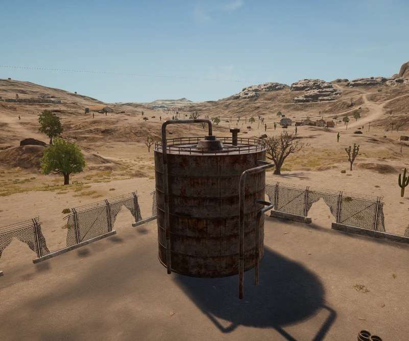 Guess the location on the PUBG Miramar map