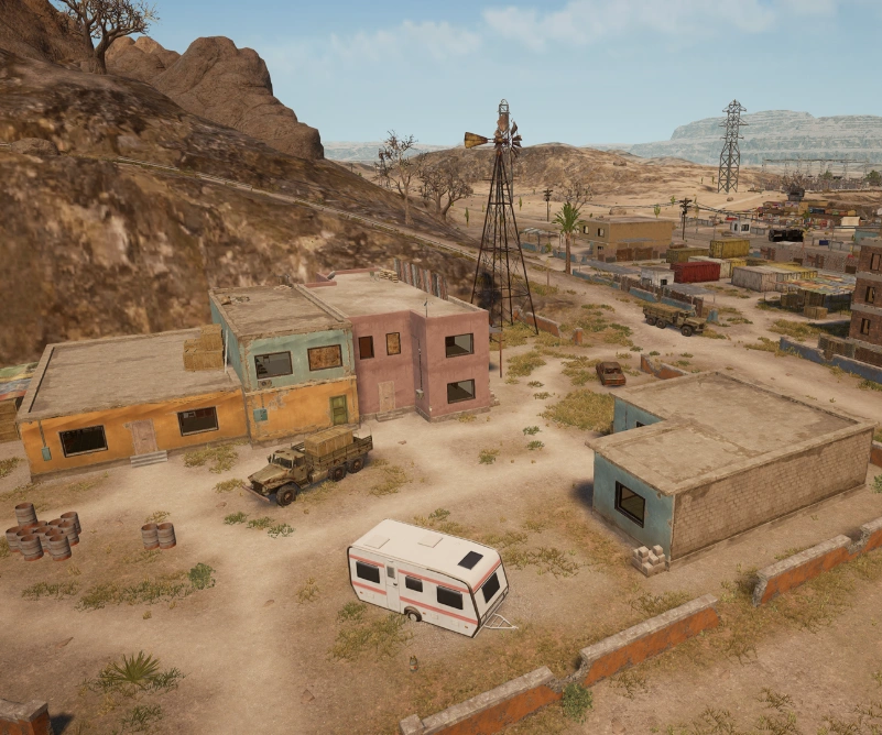 Guess the location on the PUBG Miramar map