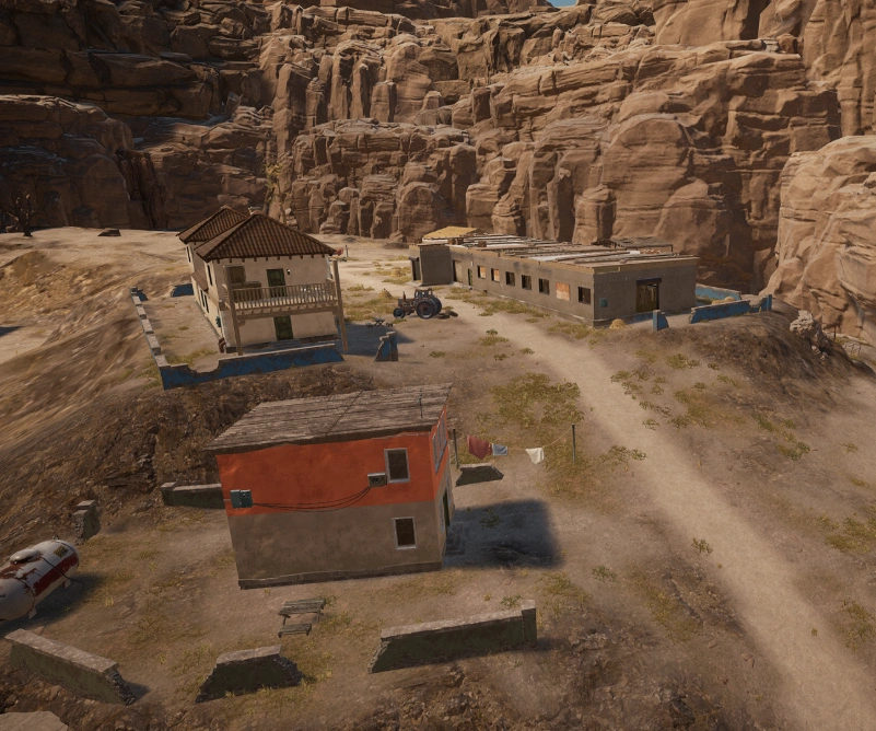 Guess the location on the PUBG Miramar map