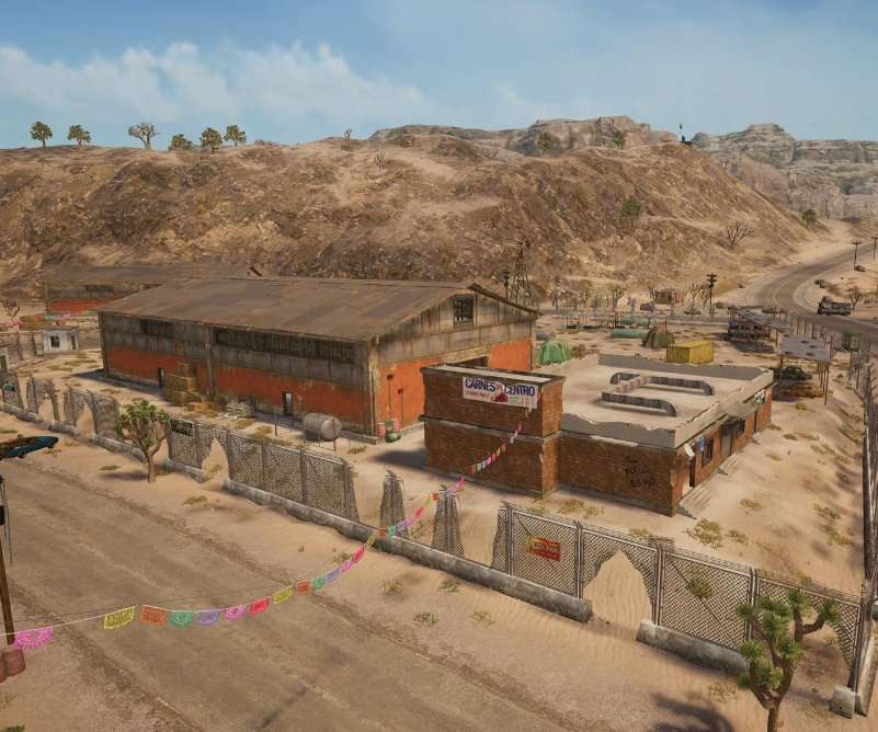 Guess the location on the PUBG Miramar map