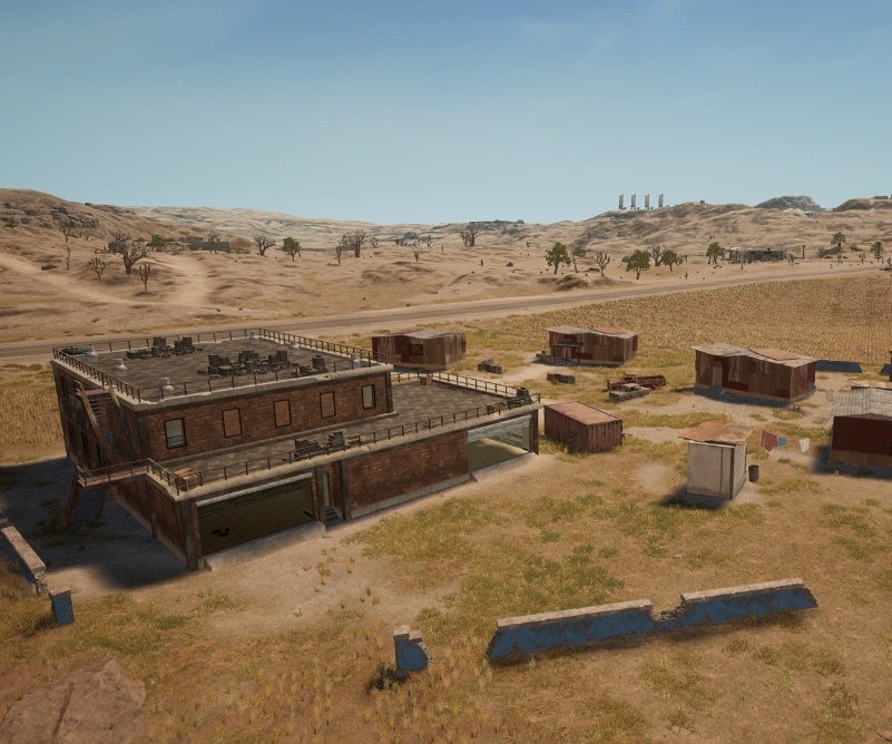 Guess the location on the PUBG Miramar map
