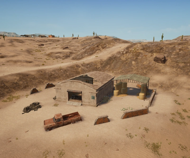 Guess the location on the PUBG Miramar map