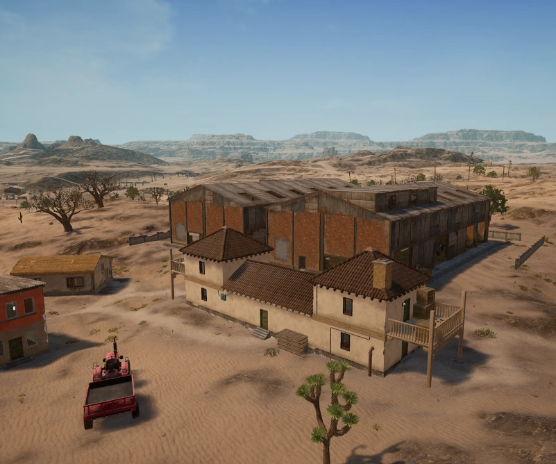 Guess the location on the PUBG Miramar map