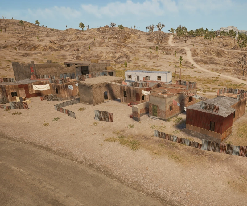 Guess the location on the PUBG Miramar map
