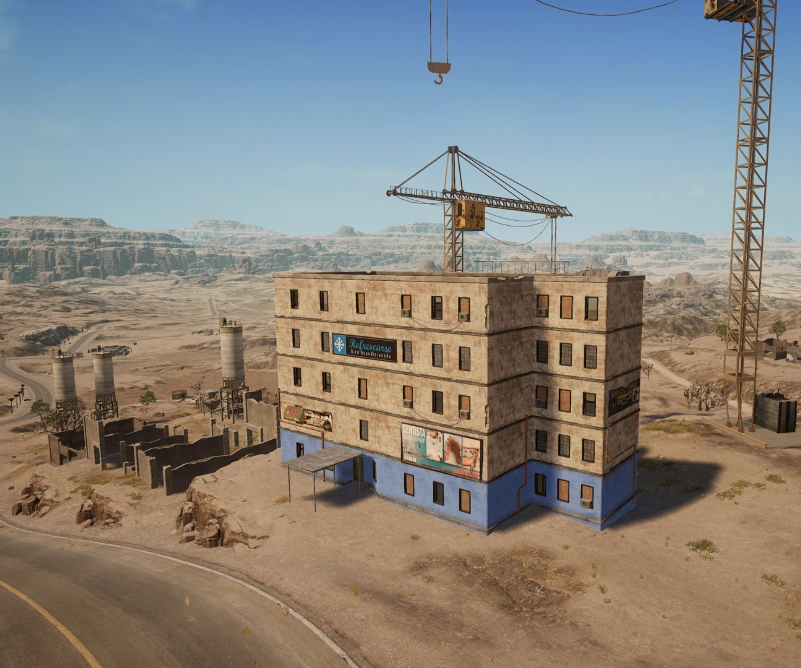 Guess the location on the PUBG Miramar map