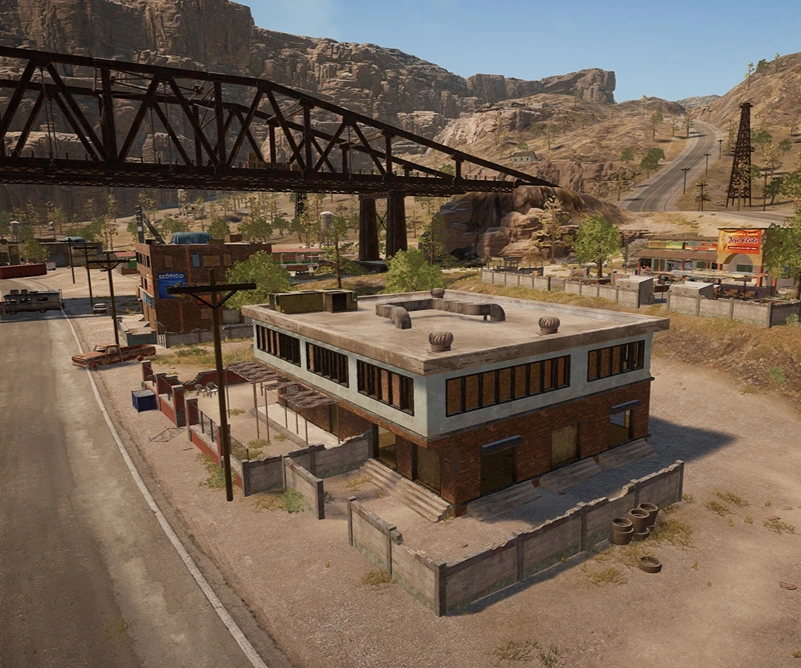 Guess the location on the PUBG Miramar map