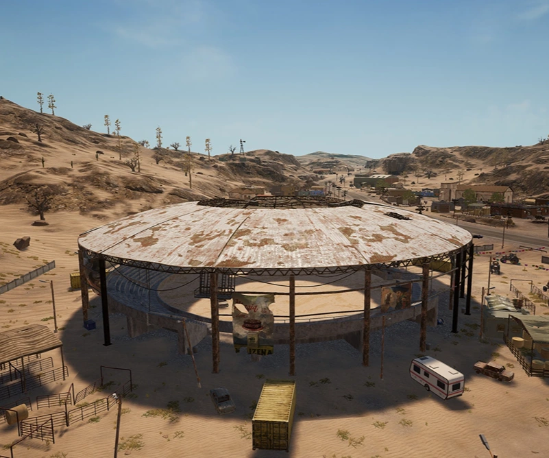 Guess the location on the PUBG Miramar map