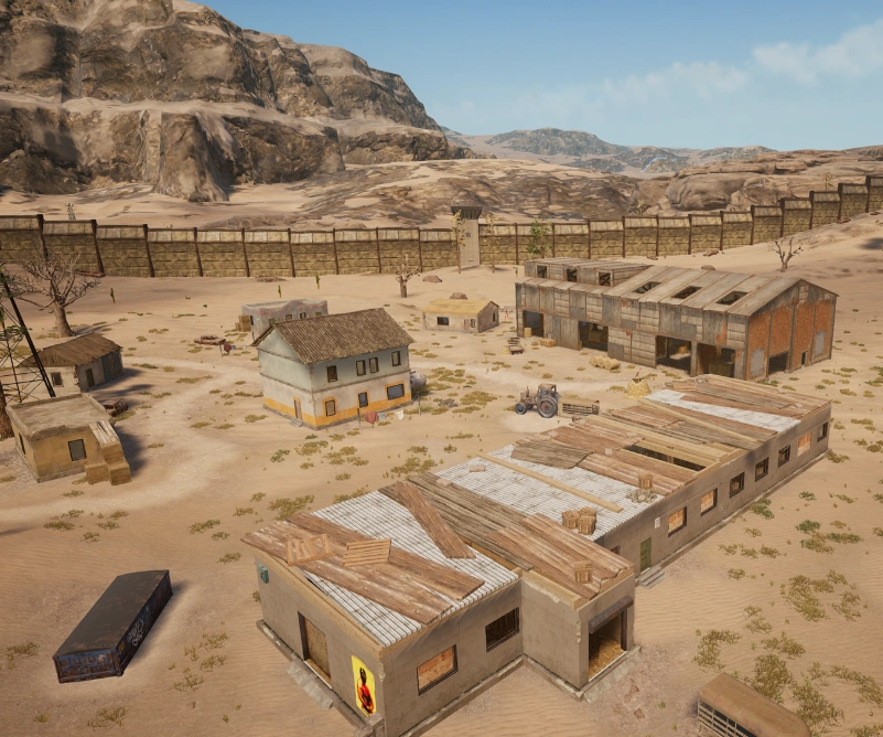 Guess the location on the PUBG Miramar map