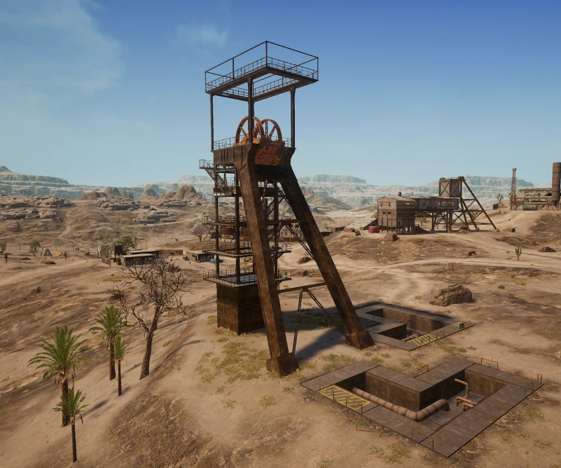 Guess the location on the PUBG Miramar map