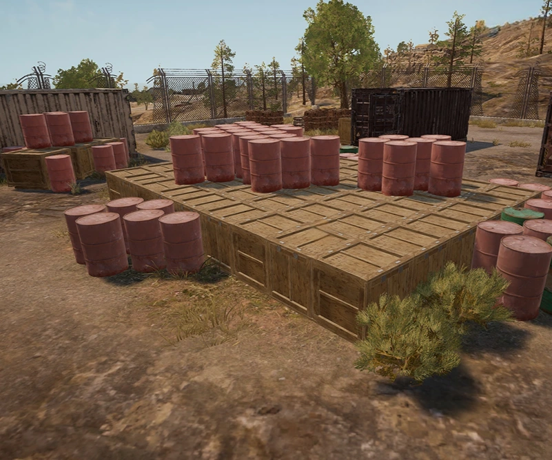 Guess the location on the PUBG Miramar map