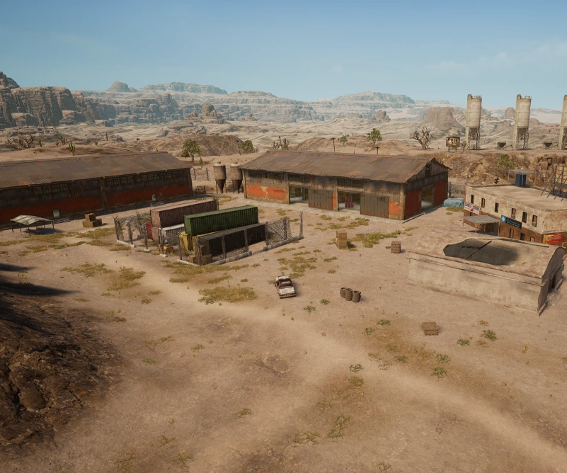 Guess the location on the PUBG Miramar map