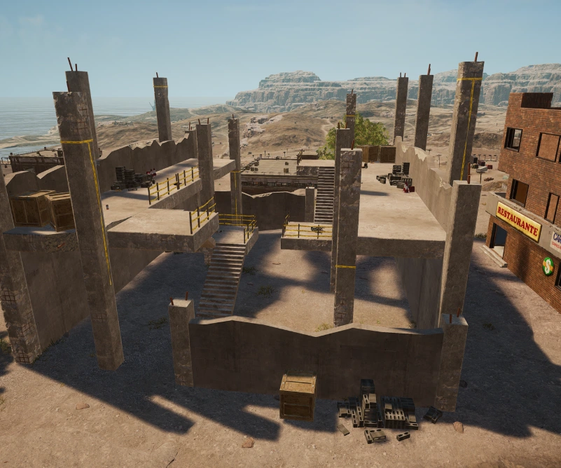 Guess the location on the PUBG Miramar map