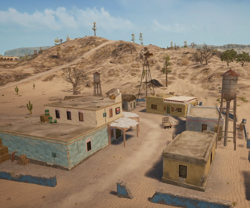 Guess the location on the PUBG Miramar map