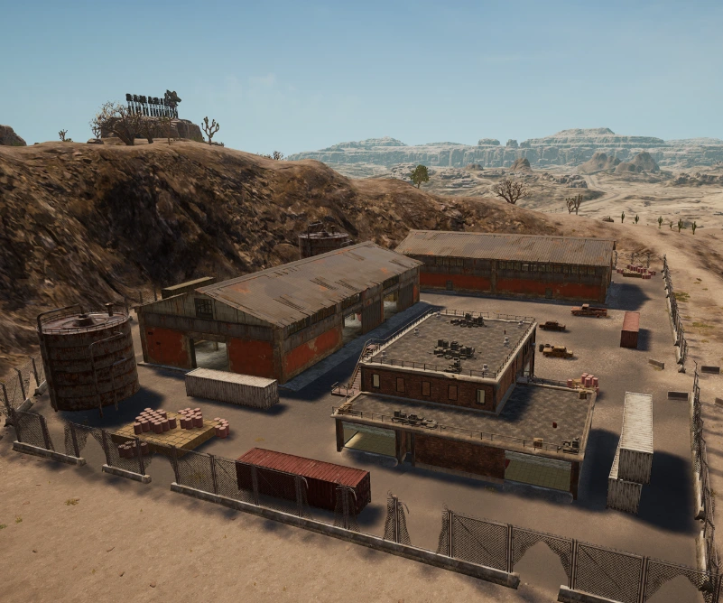 Guess the location on the PUBG Miramar map